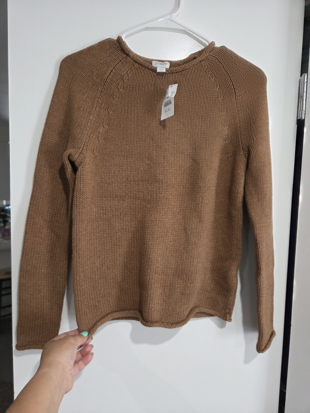 NWT J.Crew Rollneck Classic Brown Women's Sweater